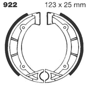 Ebc Standard Brake Shoes - Organic Base