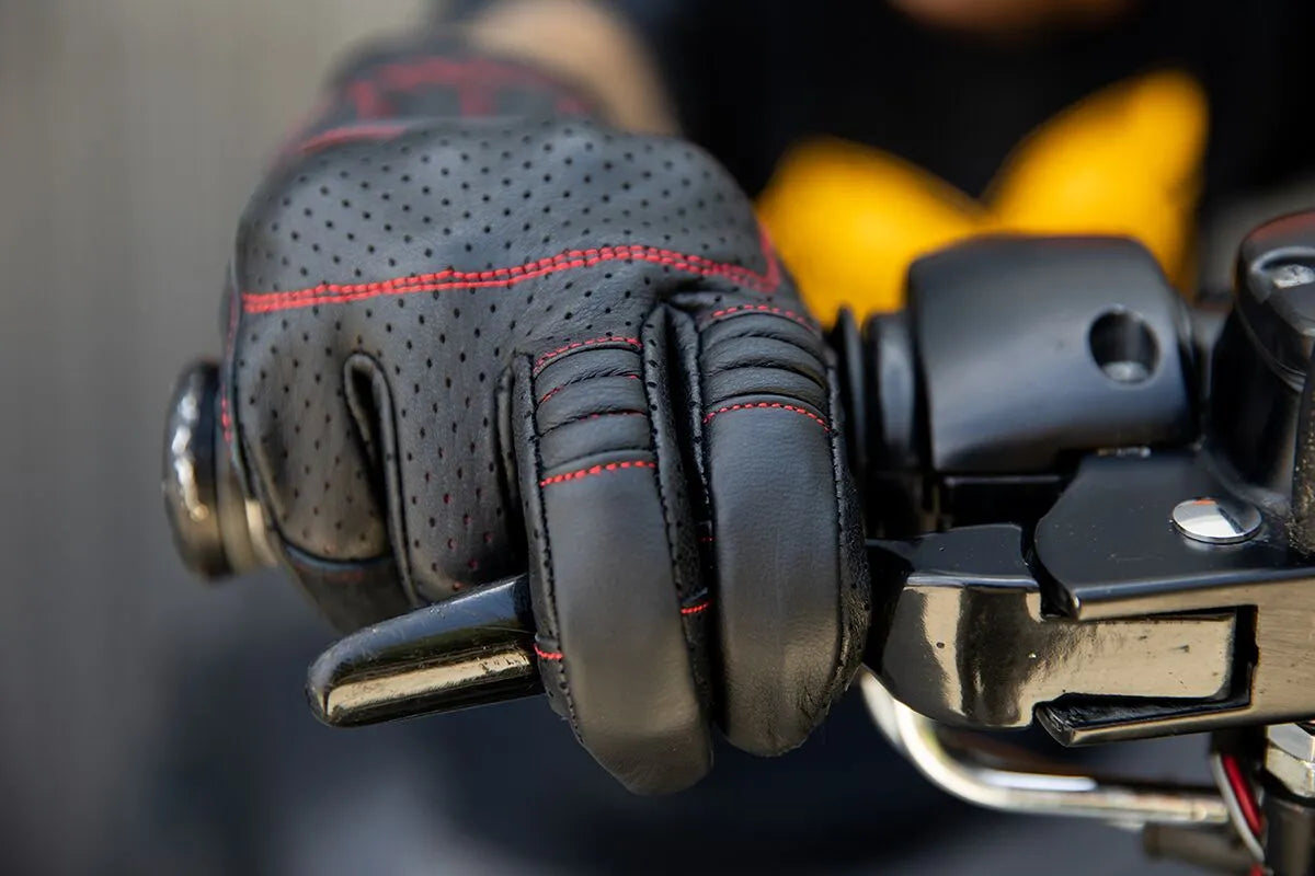 Biltwell Borrego Gloves - Black/Red