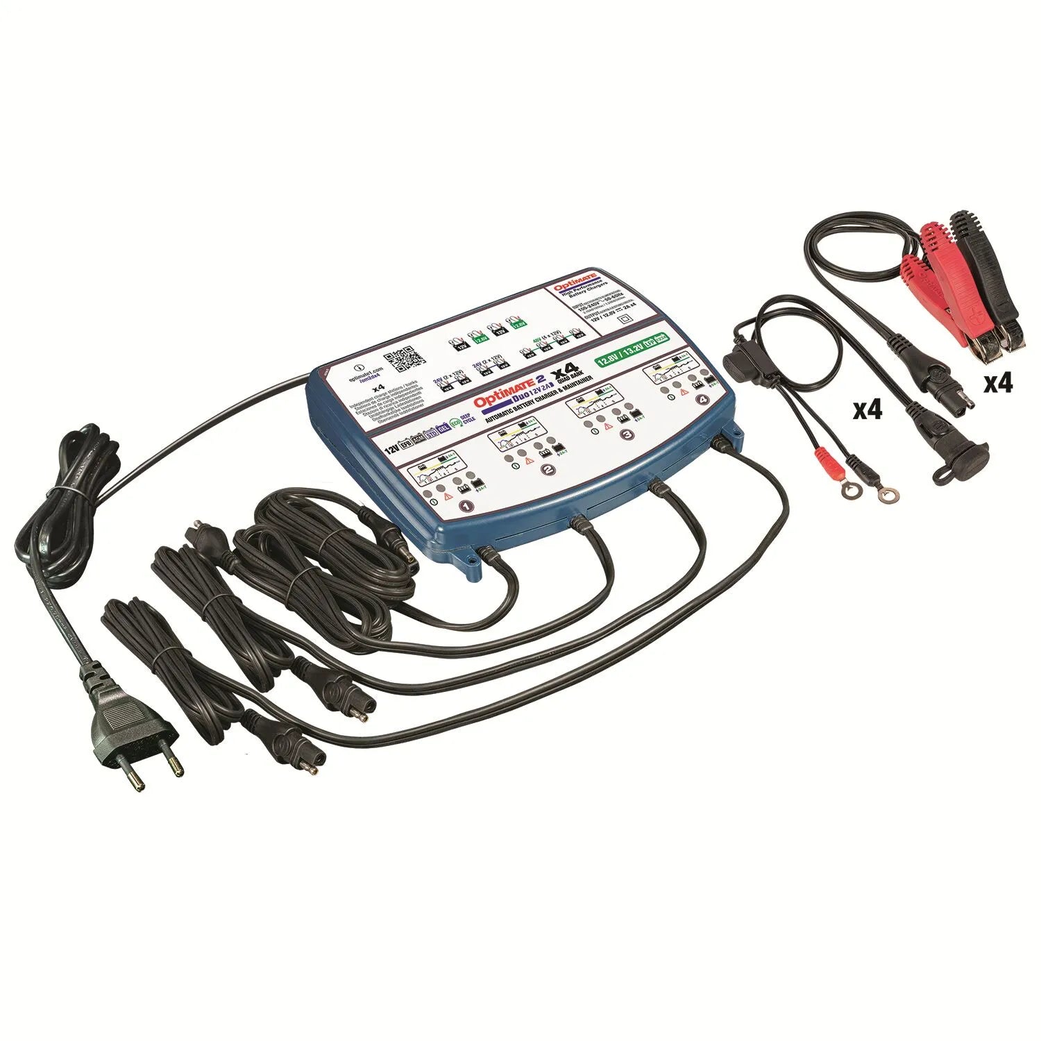 Tecmate Optimate 2 Duo X 4 Bank Battery Maintainer