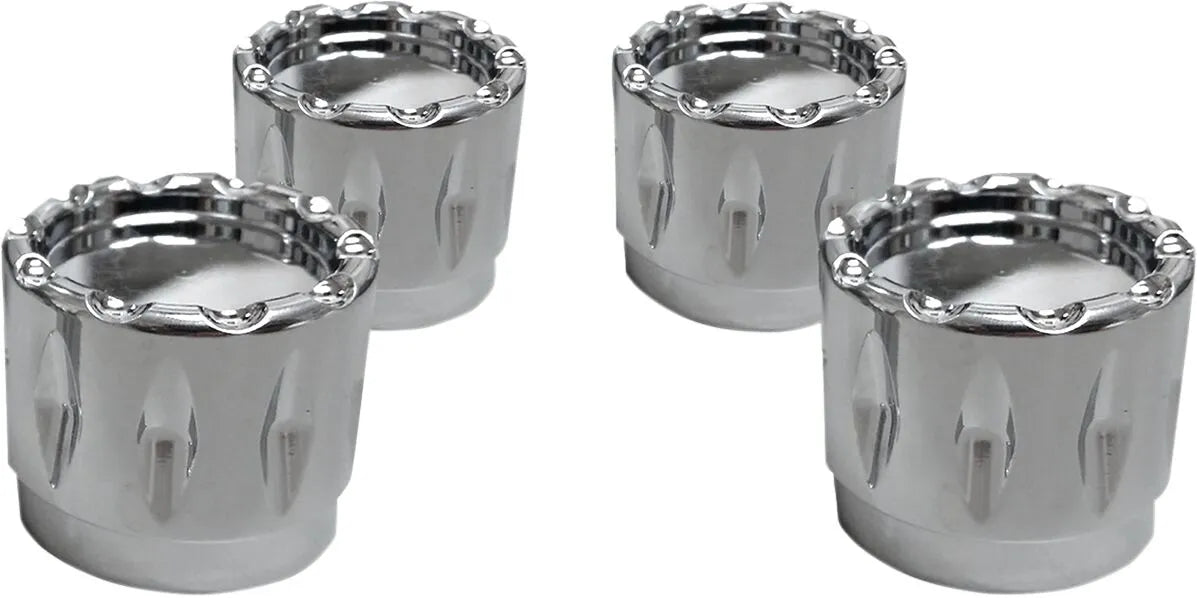 Avon Grips Head Bolt Covers - Chrome Finish