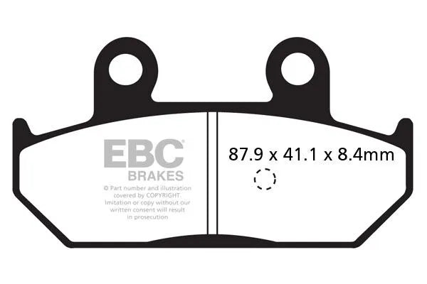 Ebc Sfac Carbon Series Scooter Brake Pads