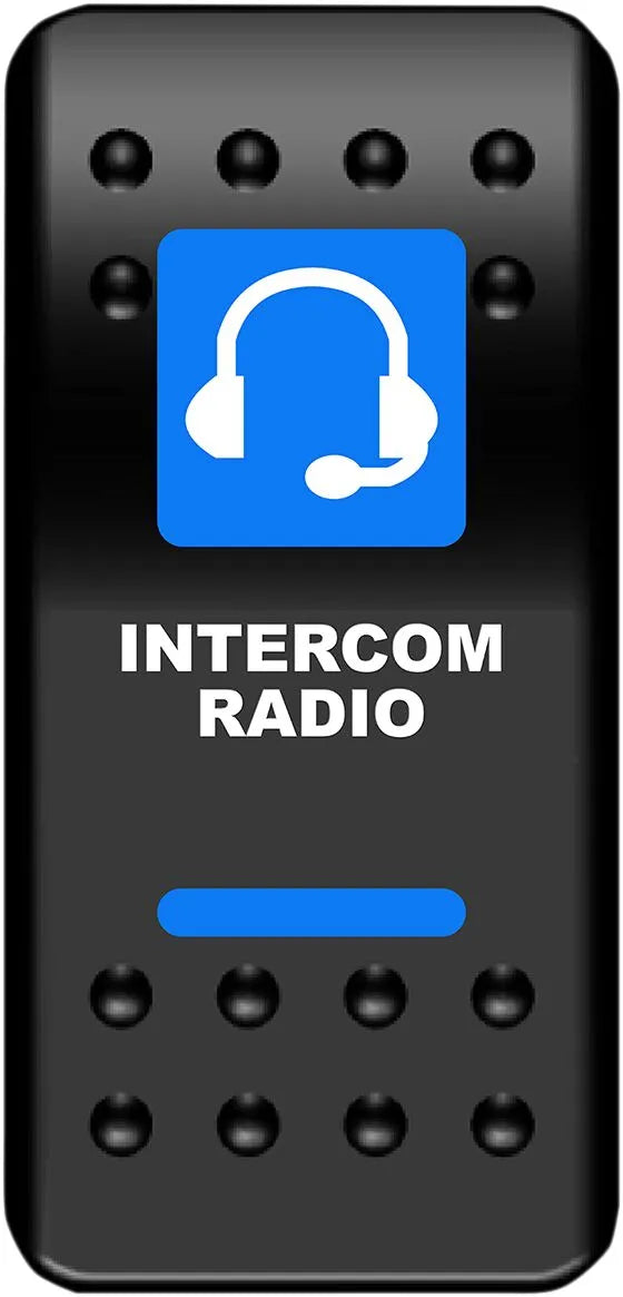 Moose Offroad Rocker Switch - Blue Led