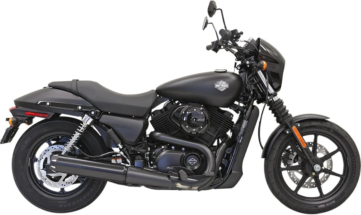 Bassani Xhaust Performance Slip-on Muffler - Black Steel