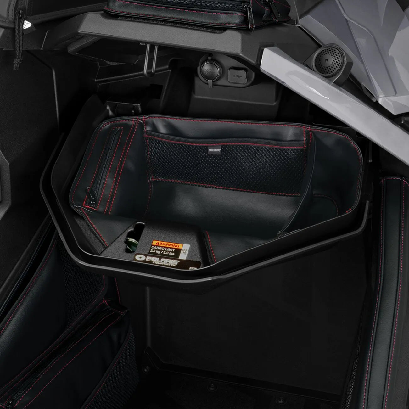 Show Chrome Glove Box Organizer For Polaris Slingshot