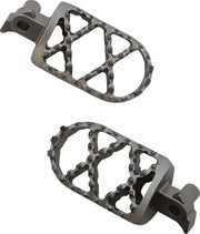 Moose Offroad Pro Foot Pegs - Stainless Steel