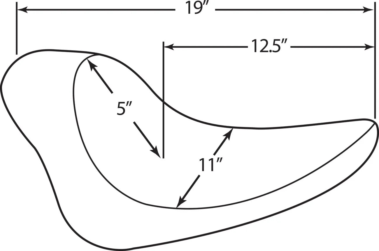Drag Specialties Solo Seat - Black Leather