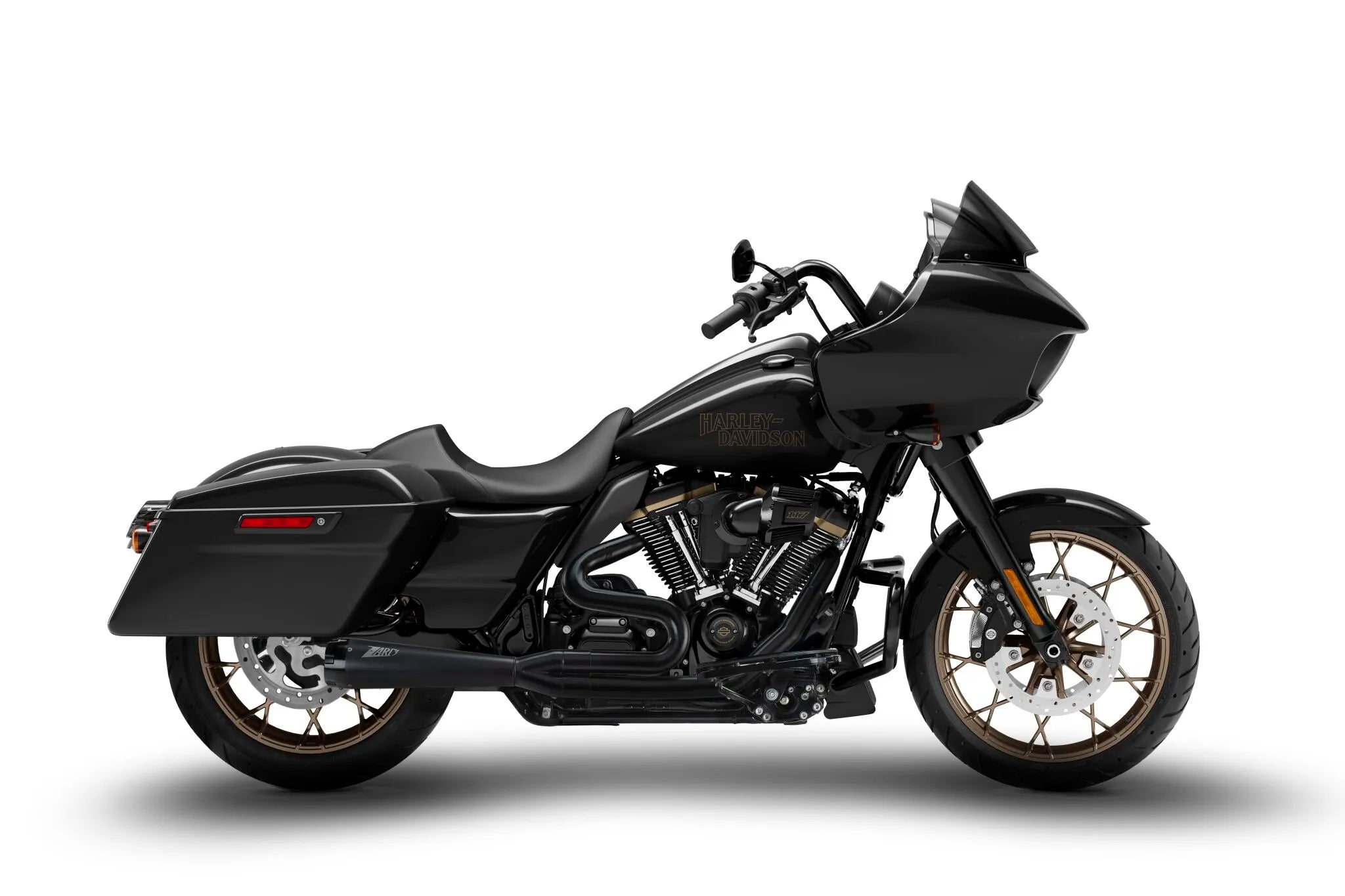 Zard 2:1 Full Exhaust System For Harley-davidson Tourings