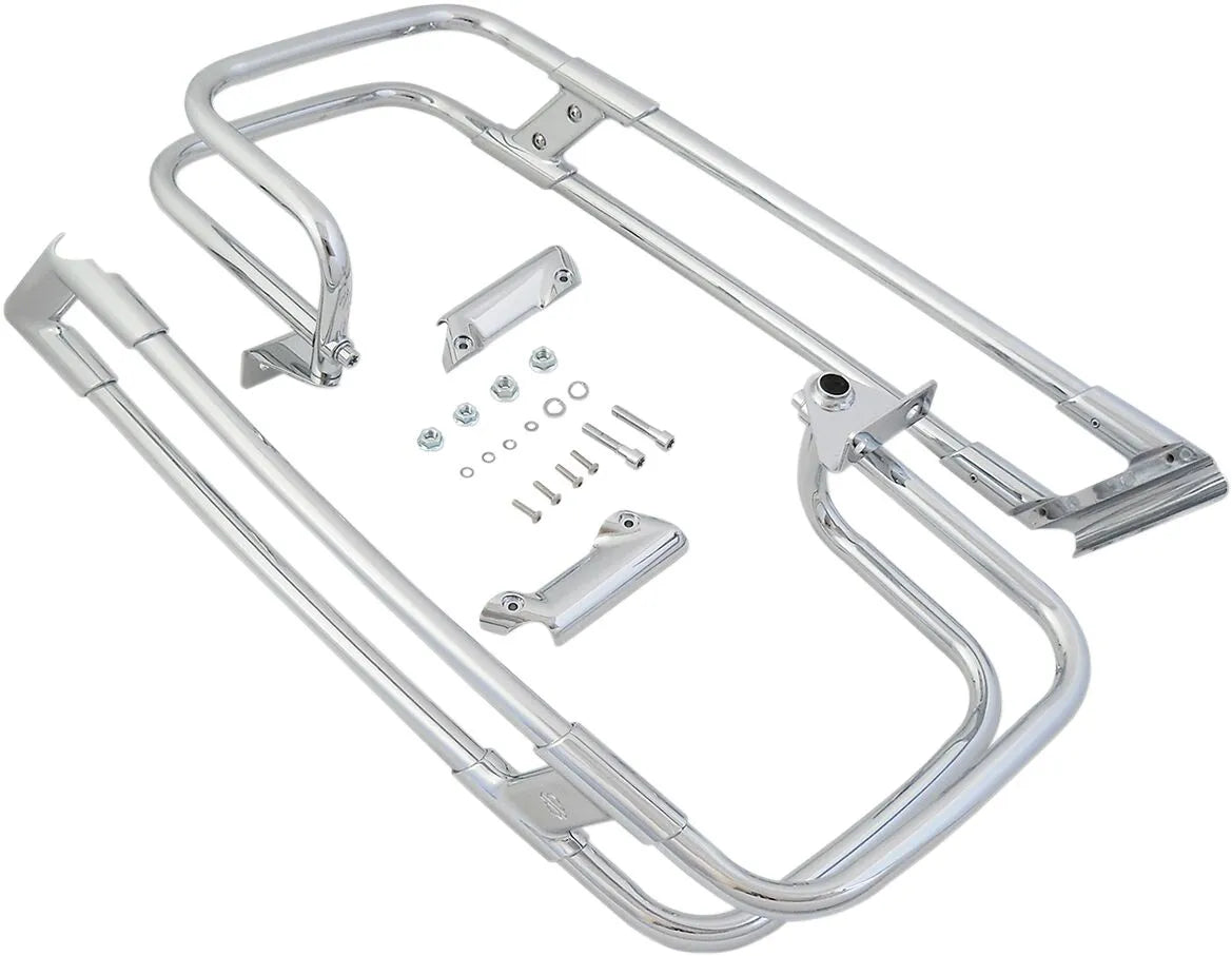 Drag Specialties Saddlebag Guard Rails - Chrome
