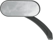 Drag Specialties Oval Mirror - Matte Black, 5"
