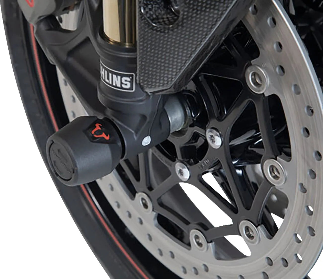 Sw-motech Front Axle Slider - Enhanced Fork Protection