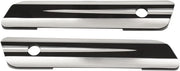 Drag Specialties Saddlebag Hinge Covers - Chrome/black