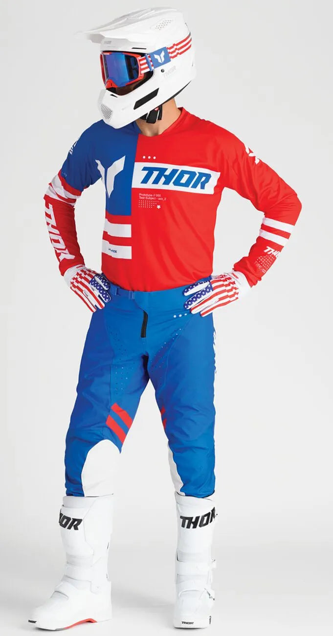 Thor Launchmode Patriot Jersey - Blue/Red/White