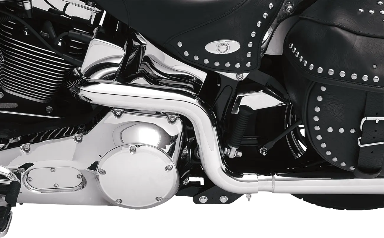 Bassani Xhaust Power Curve True-dual Header Pipes For Softail