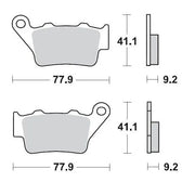 Moto-master Racing Brake Pads Offroad Sintered Metal