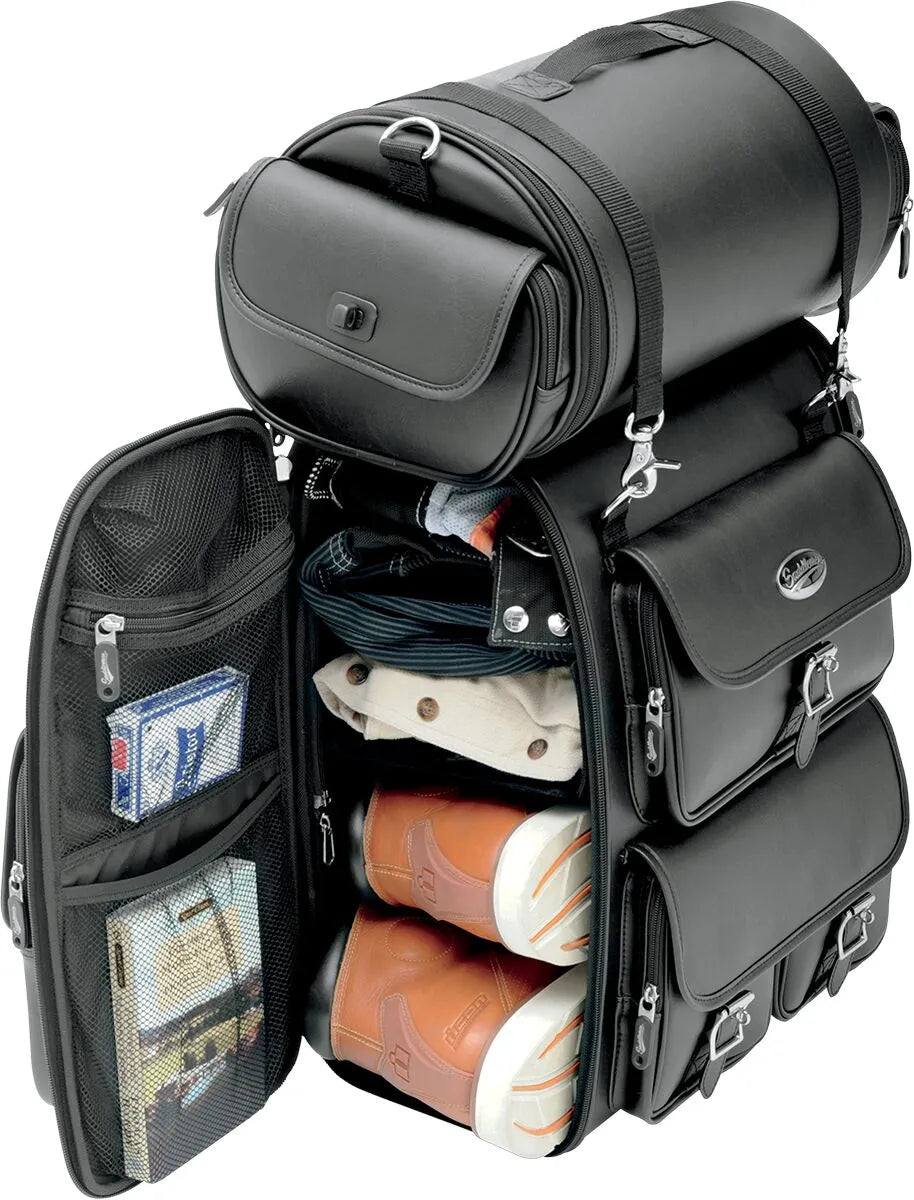 Saddlemen Ex2200 Sissy Bar Bag With Roll Bag