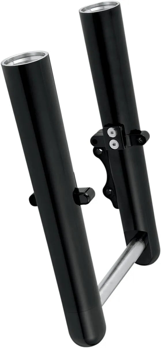 Arlen Ness Dual-disc Hot Legs Fork - Black Anodized