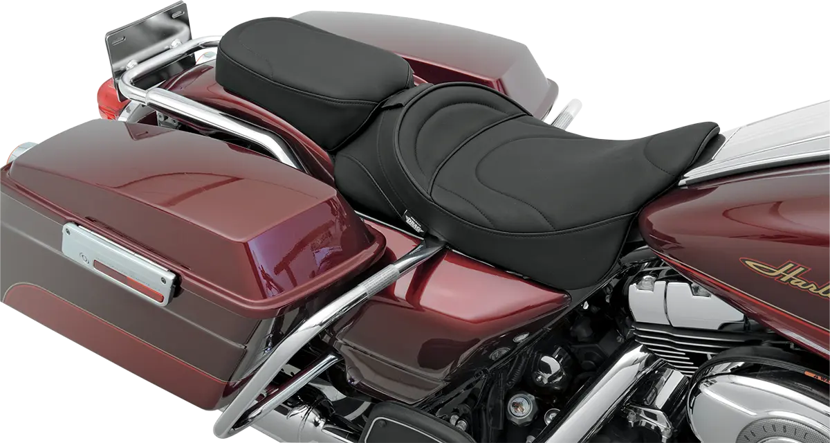 Drag Specialties Pillion Pad - Black Leather