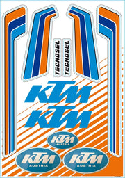 Tecnosel Sticker Sheet For Ktm Vintage Bikes