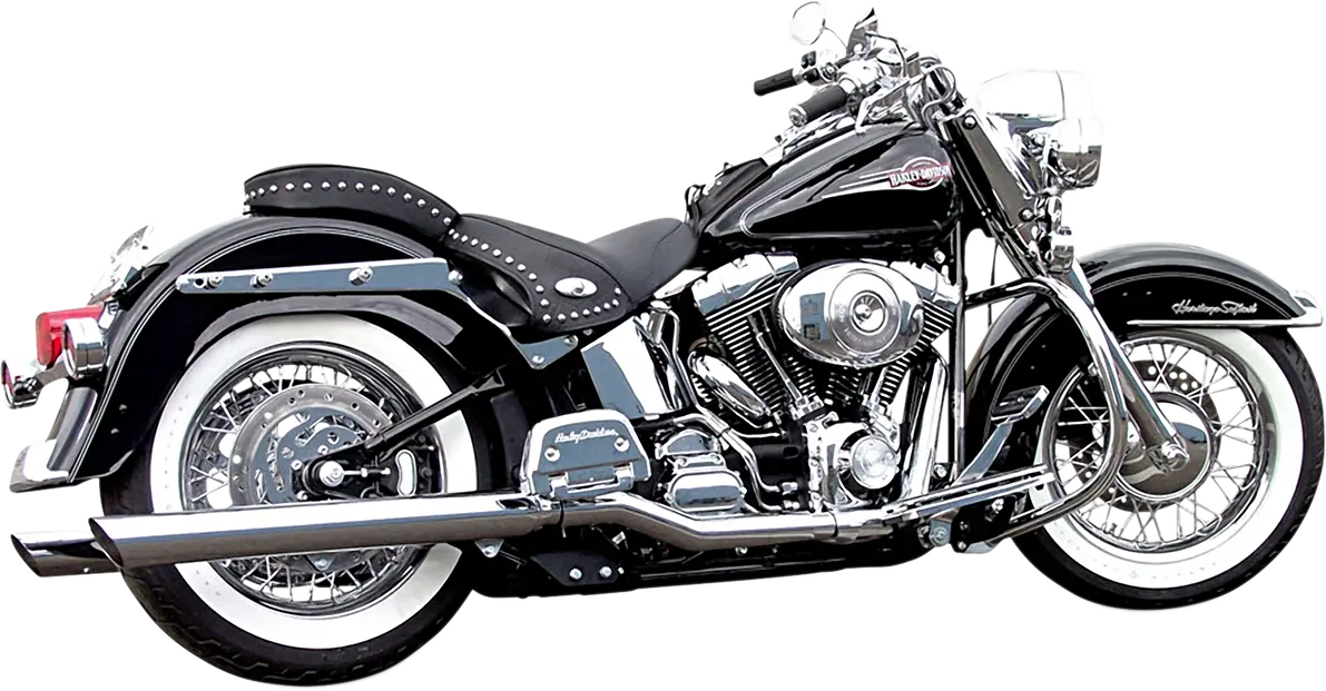 Bassani Xhaust Slip-on Mufflers For True Dual Headers Chrome