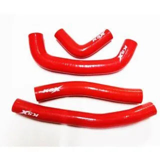 Ksx Radiator Hose Kit Silicone Red