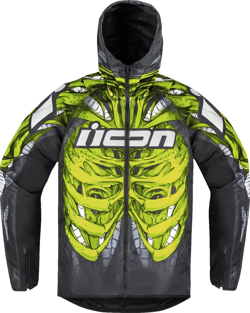 Icon Airform Manik'r Jacket - Black/Green/Dark Gray/White/Light Gray