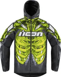 Icon Airform Manik'r Jacket - Black/Green/Dark Gray/White/Light Gray