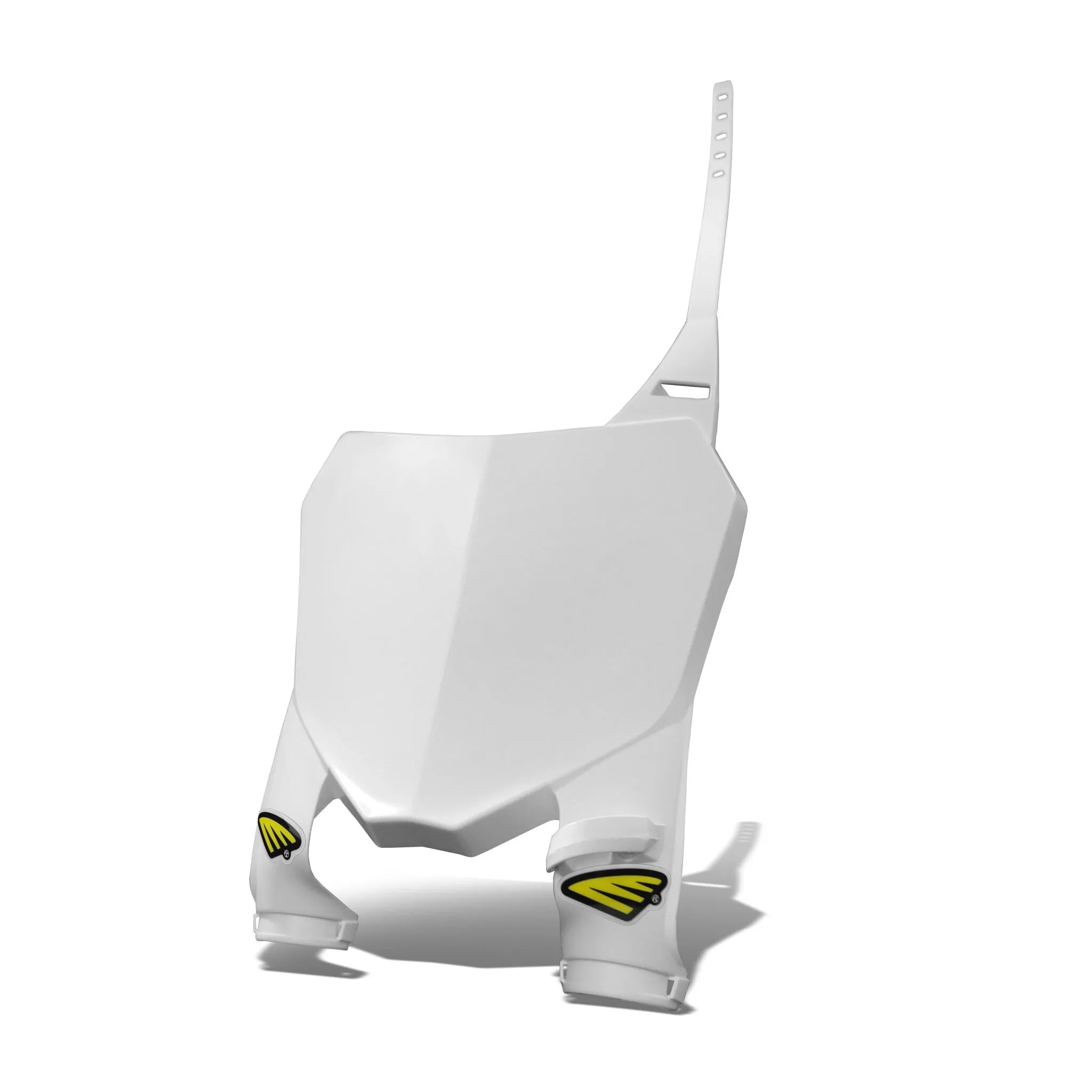 Cycra White Stadium Number Plate For Front Mounting