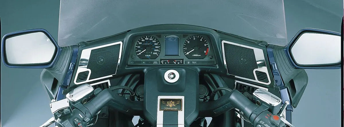 Parts Unlimited Front Speaker Accent Trim - Chrome