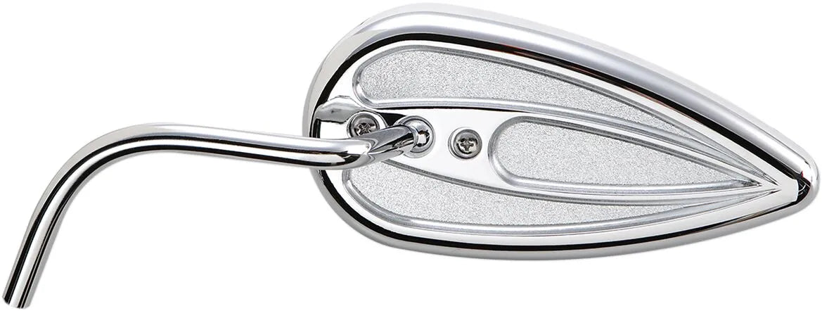 Arlen Ness Teardrop Mirror - Steel Stem