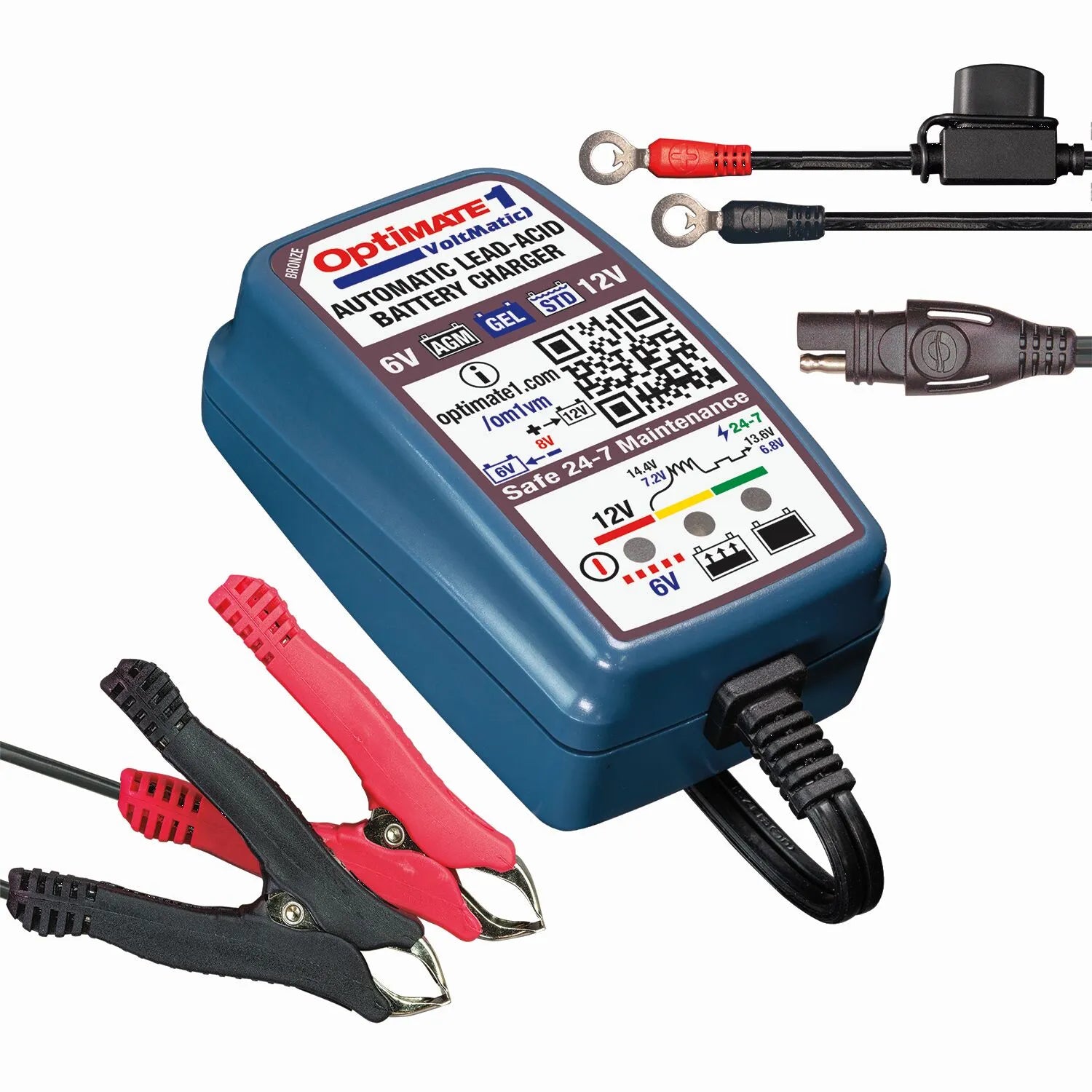 Tecmate Optimate 1: 6v/12v Battery Charger