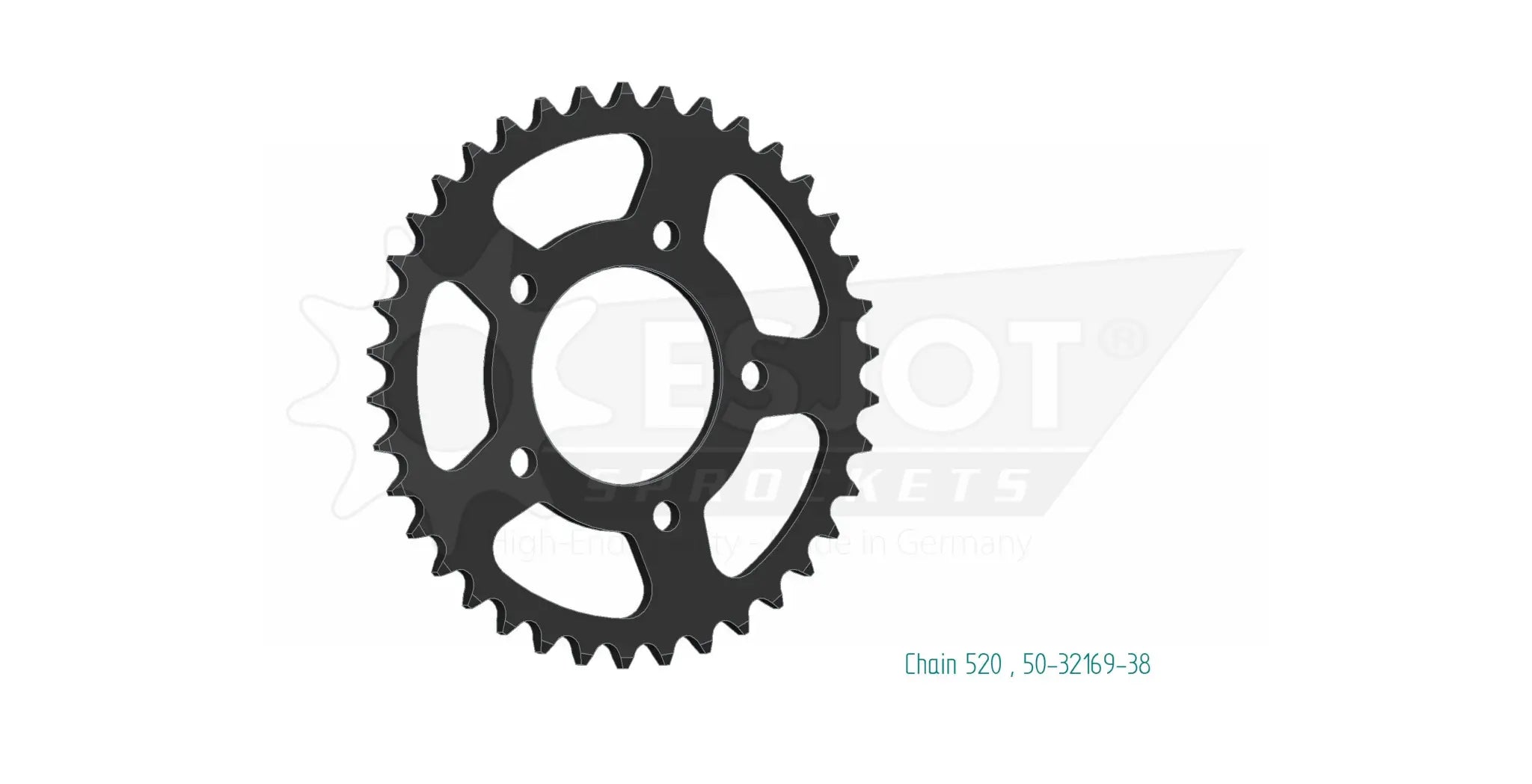 Esjot 520 Steel Rear Sprocket