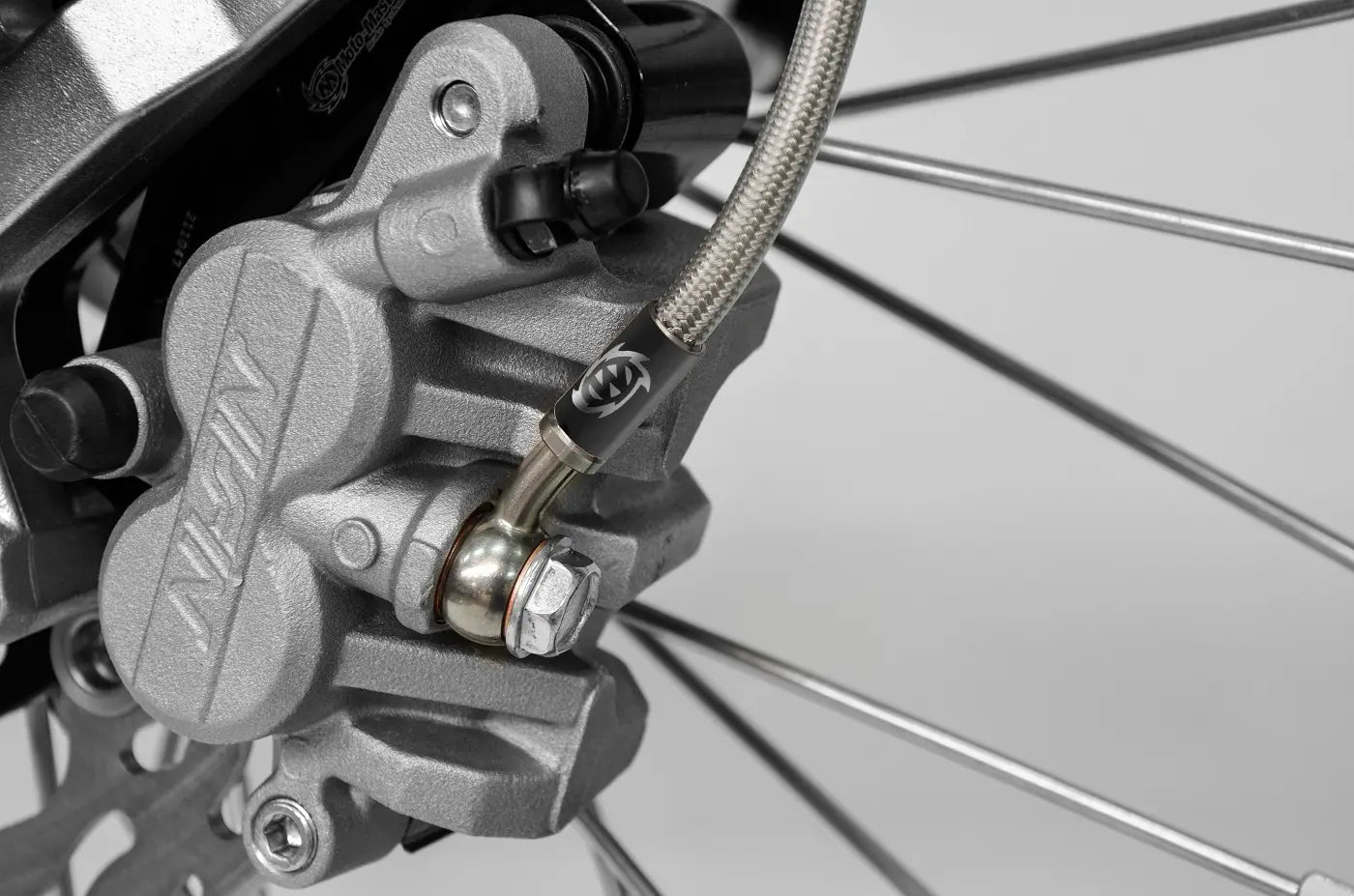 Moto-master Stainless Steel Brake Line For Moto-master Master Cylinder