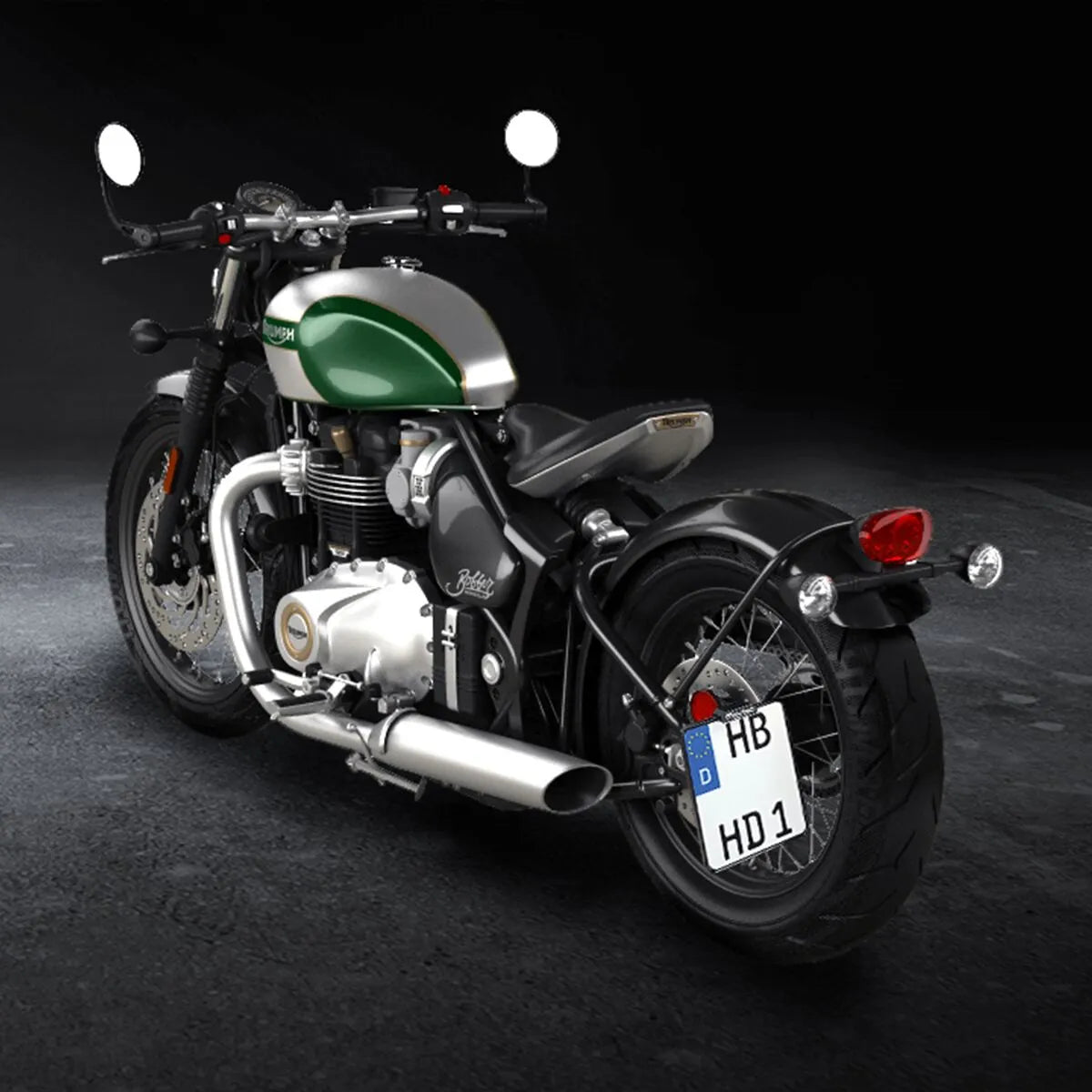 Heinz Bikes Slip-in License Plate Mounts