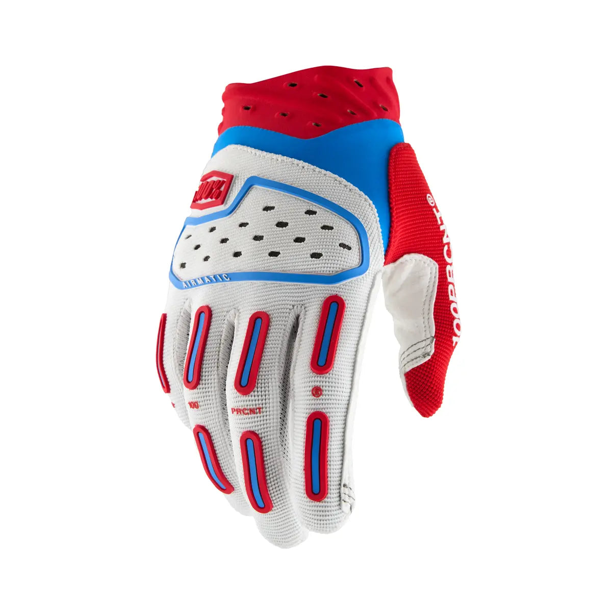 100% Airmatic 2 Gloves - Blue/Red/White
