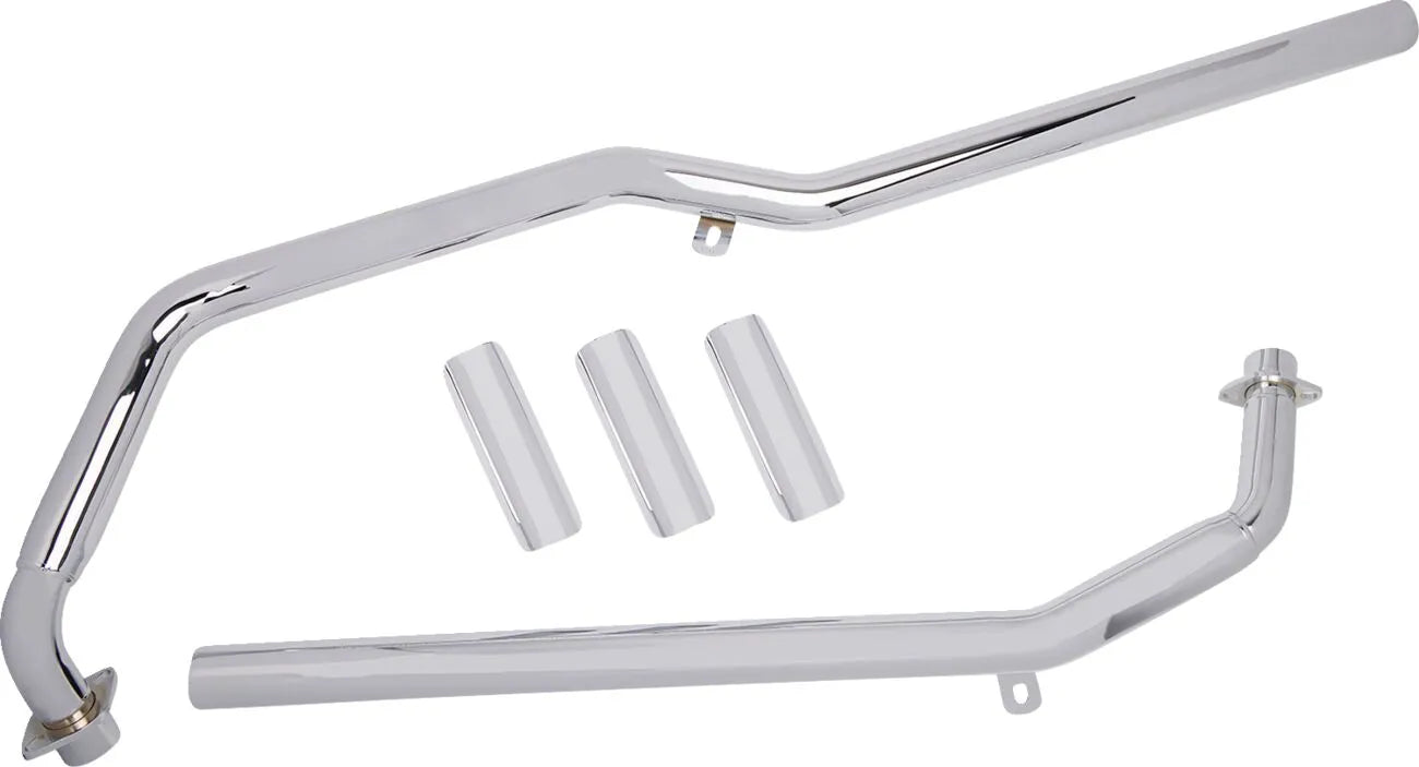 Cobra Fatty Shotgun Exhaust System - Chrome Finish