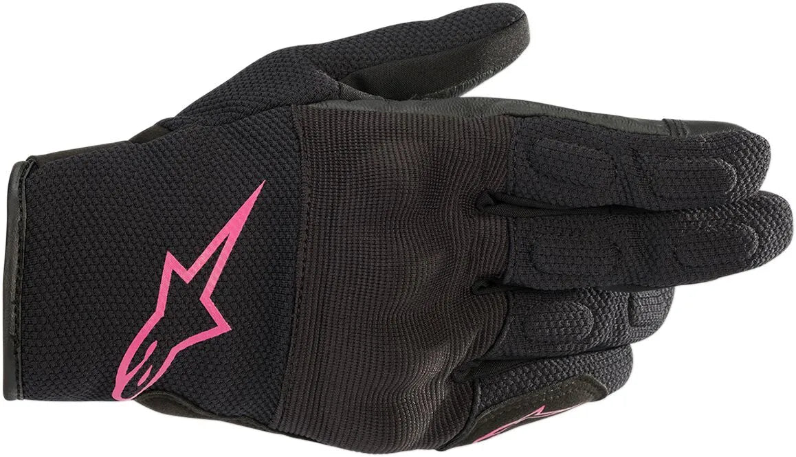 Alpinestars Stella S-max Drystar Women's Motorcycle Gloves - Black/Fuchsia