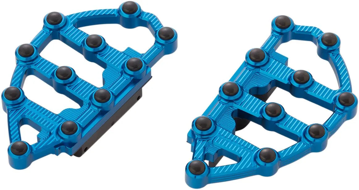 Arlen Ness Mx Billet Floorboards - Blue Anodized