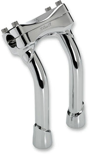 Biltwell Murdock Handlebar Risers - Chrome, 8-inch