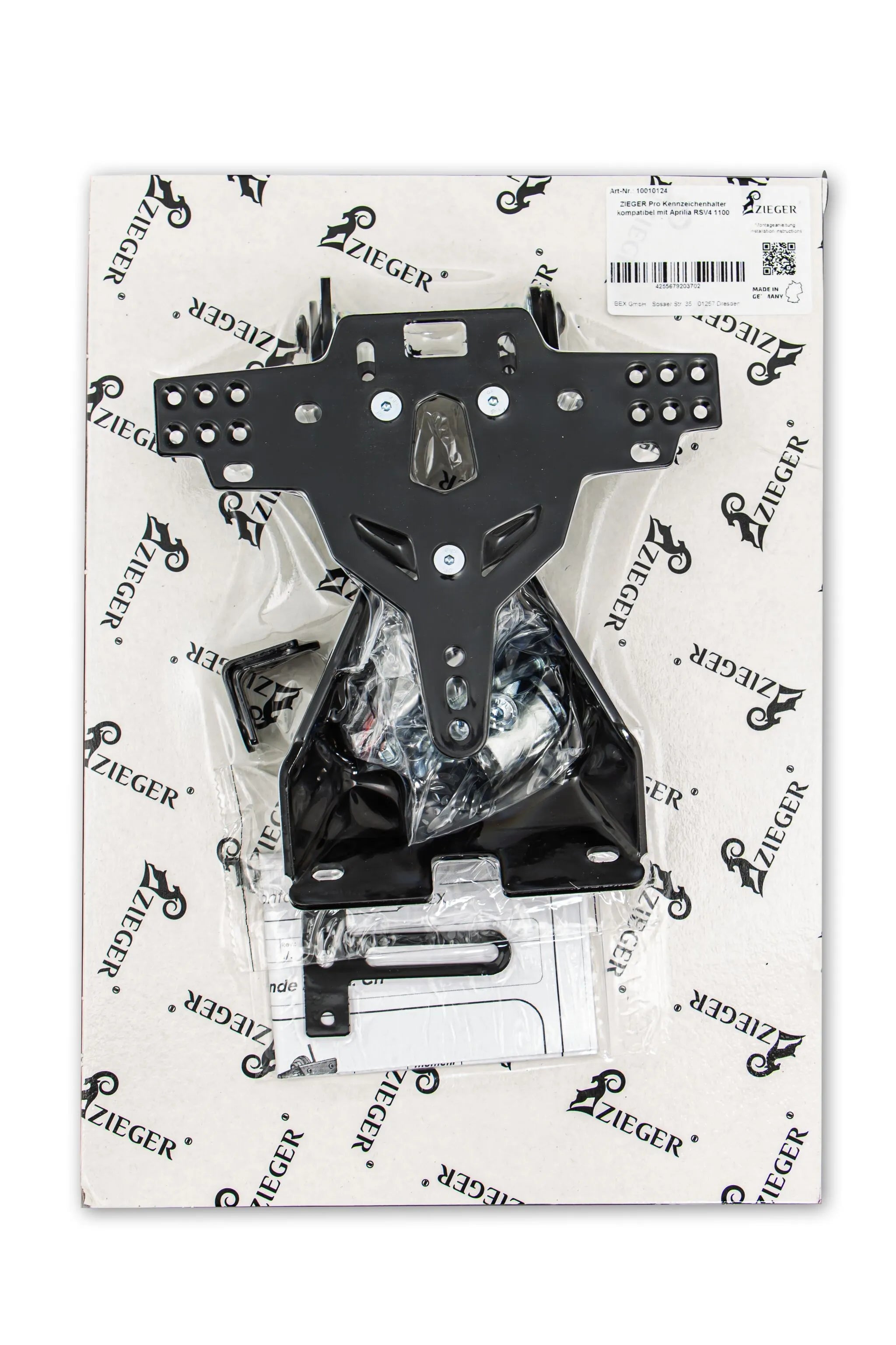 Zieger Pro License Plate Holder Type C