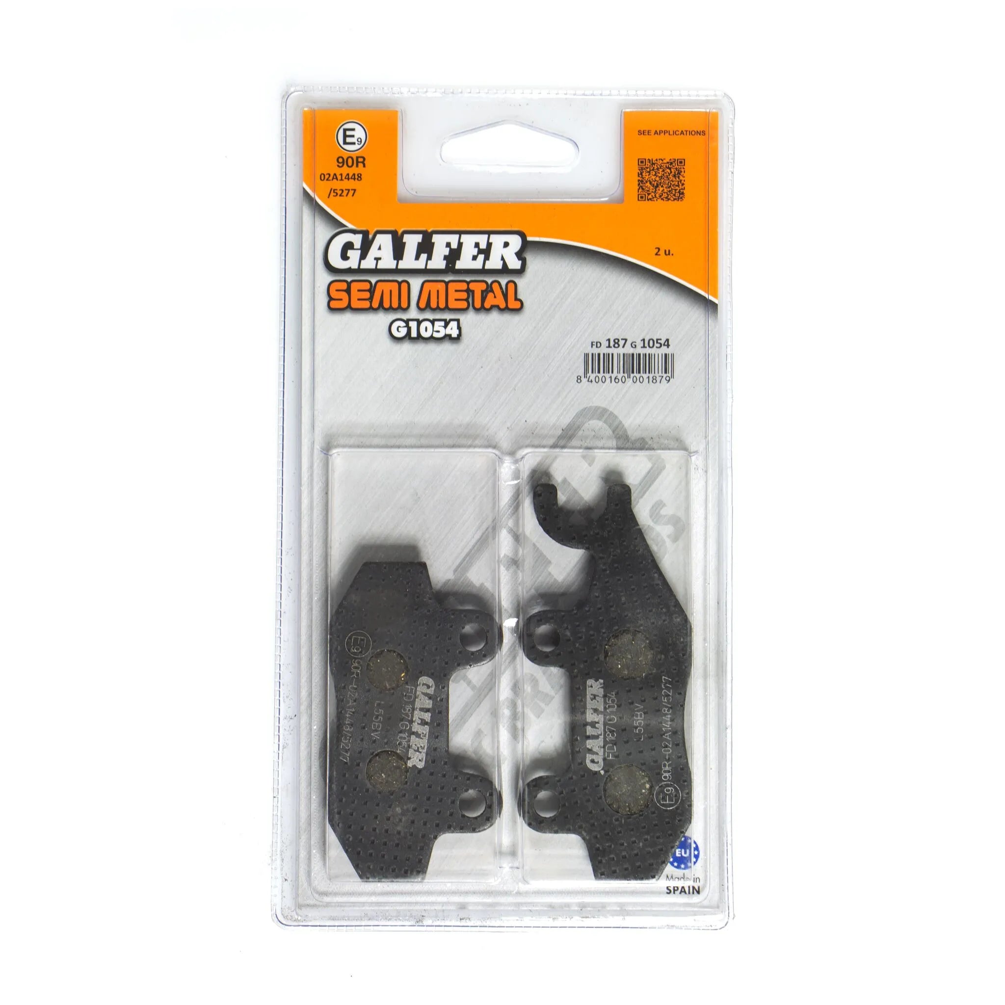 Galfer Semi-metallic Brake Pads For Motorcycle Oem Replacement