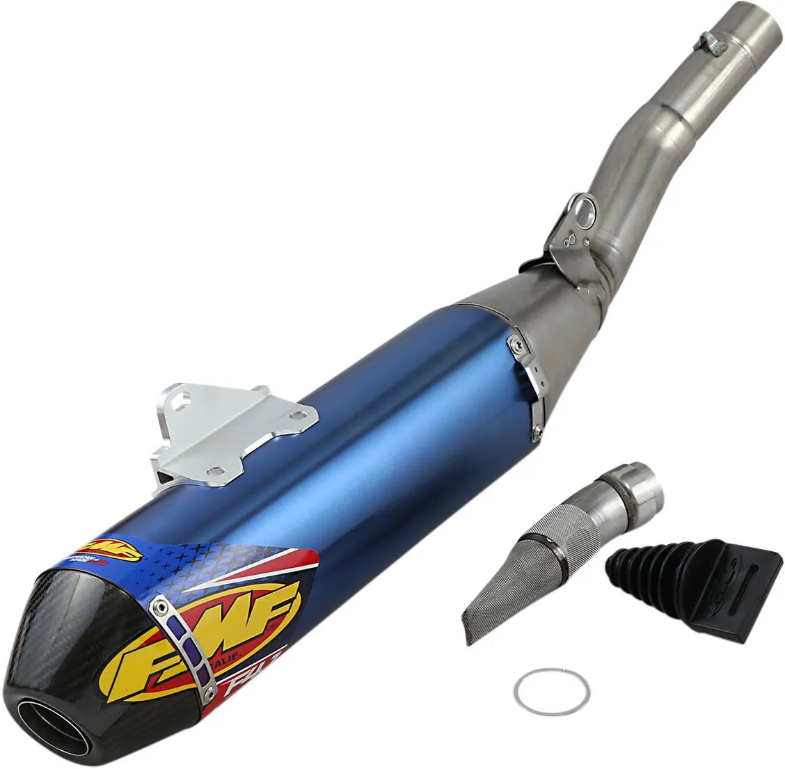 Fmf Factory 4.1 Rct Slip-on Muffler - Titanium/carbon Fiber