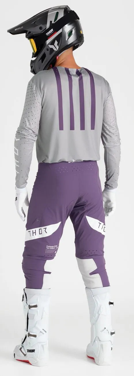 Thor Sportmode Flite Jersey - Gray/Purple/White