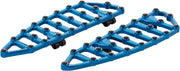 Arlen Ness Mx Billet Floorboards - Blue Anodized