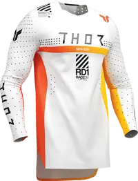 Thor Sportmode Synth Jersey - Black/Yellow/White/Orange