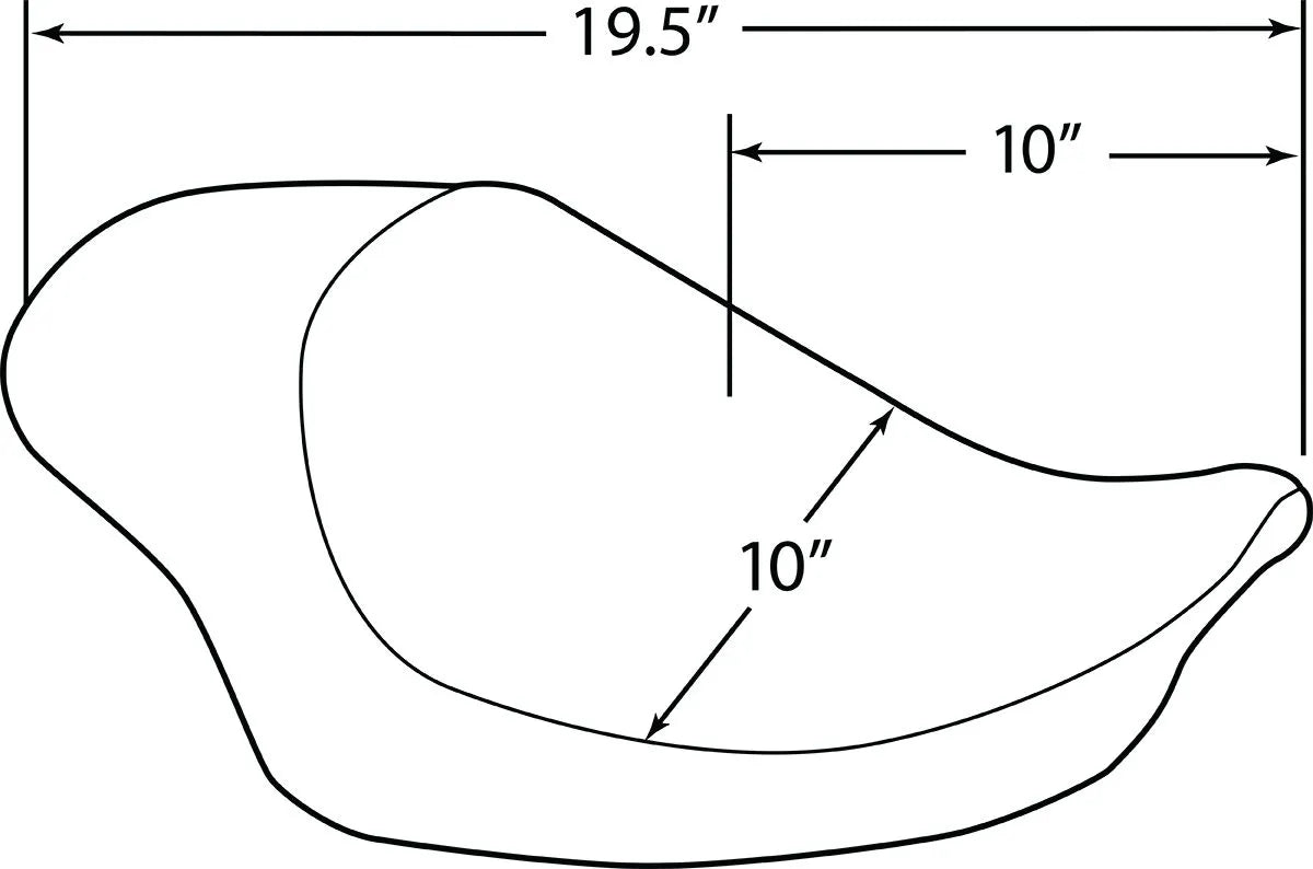 Drag Specialties 3/4 Solo Seat