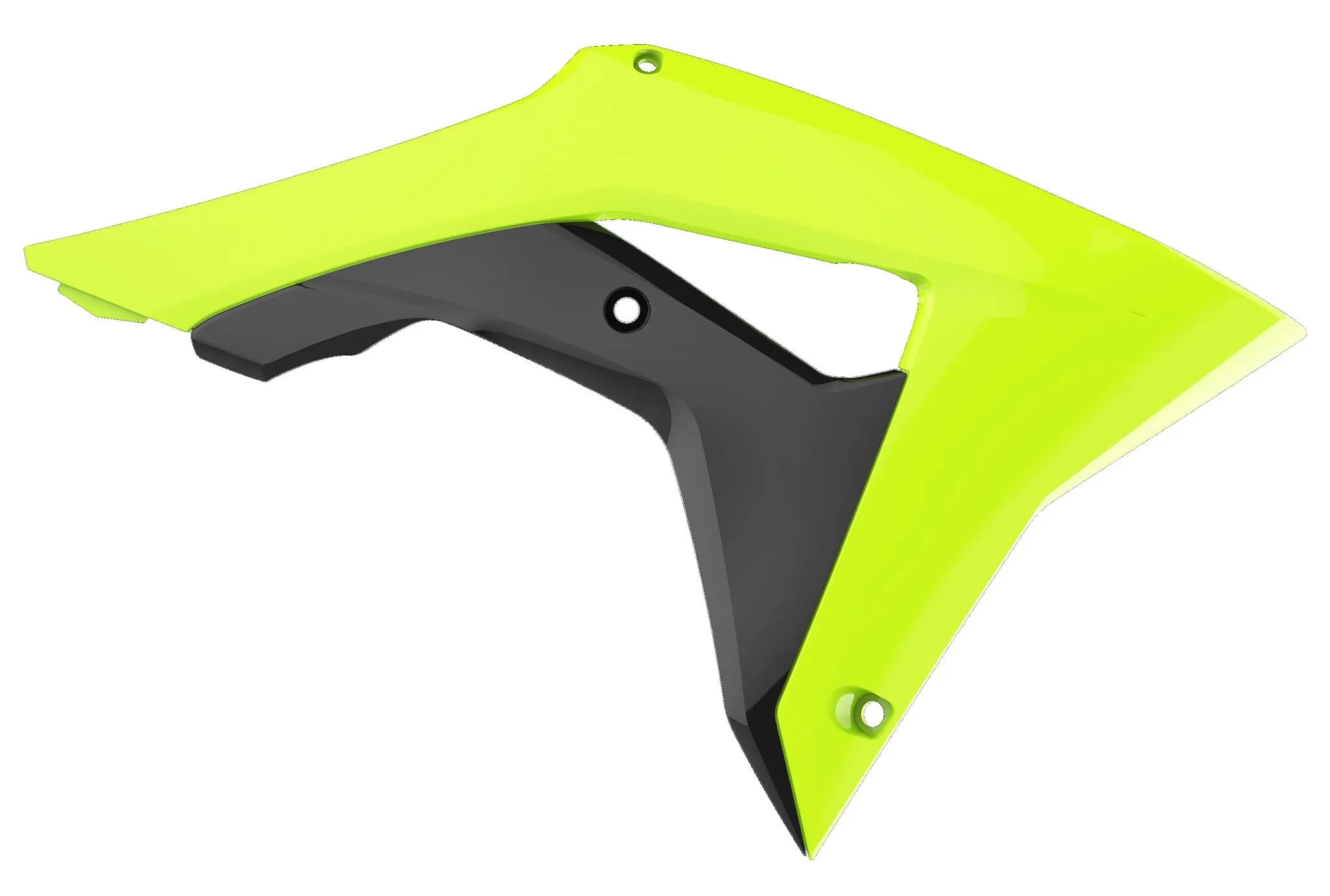 Polisport Radiator Covers For Honda - Fluorescent Yellow