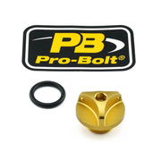 Pro Bolt Aluminium Oil Filler Cap - Yellow