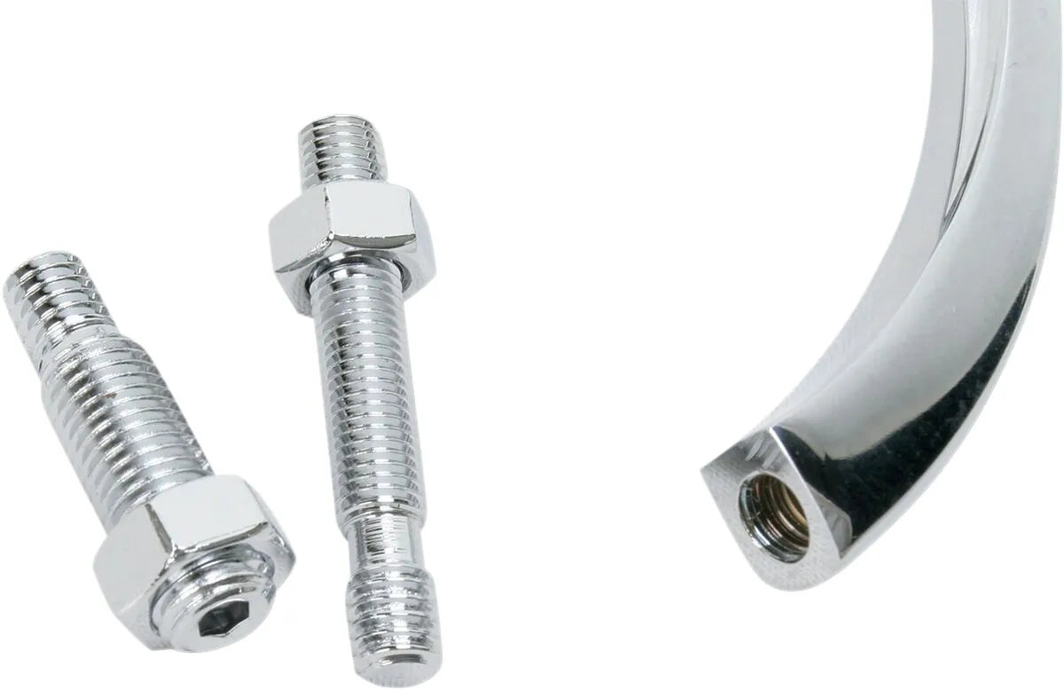 Arlen Ness Micro-mirror - Chrome Teardrop Motorcycle Mirror