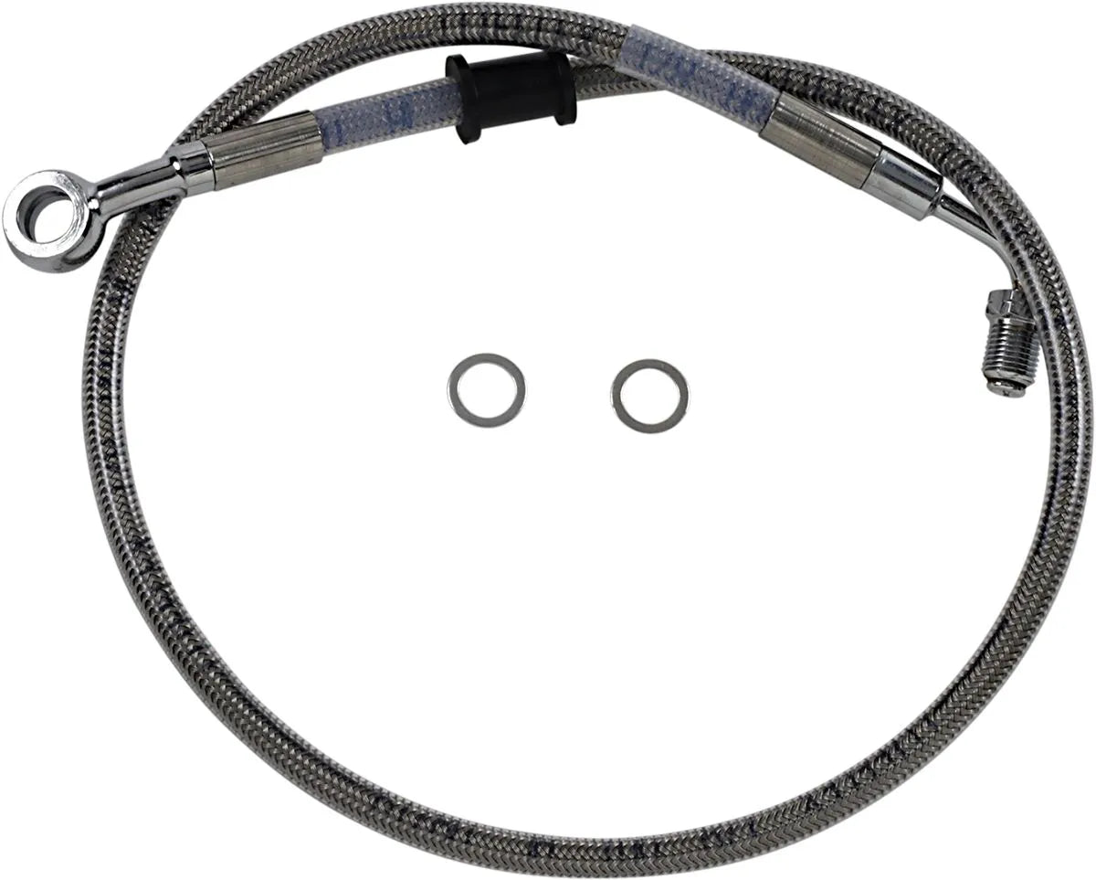 Drag Specialties Stainless Steel Brake Line Kit Abs 26.75"