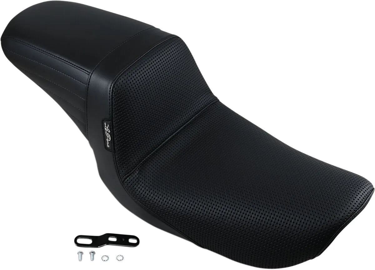Le Pera Kickflip Seat - Black Basketweave Vinyl